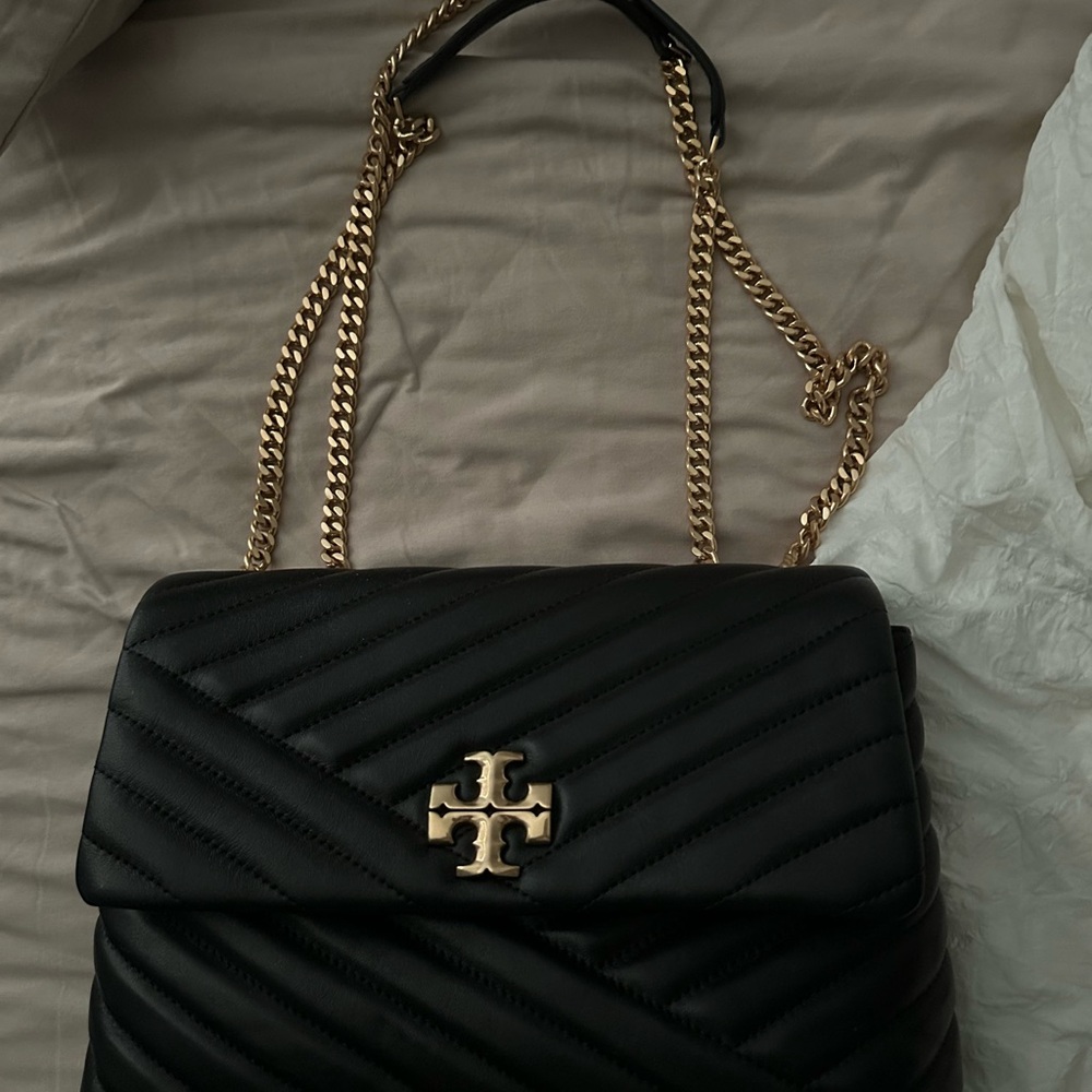 Tory Burch Black Quilted Shoulder Bag